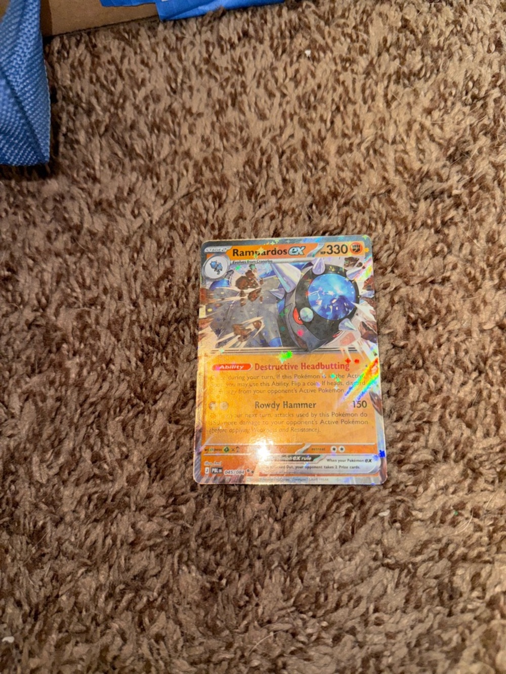 Rampardos ex 045/084 Double Rare Pitch Black